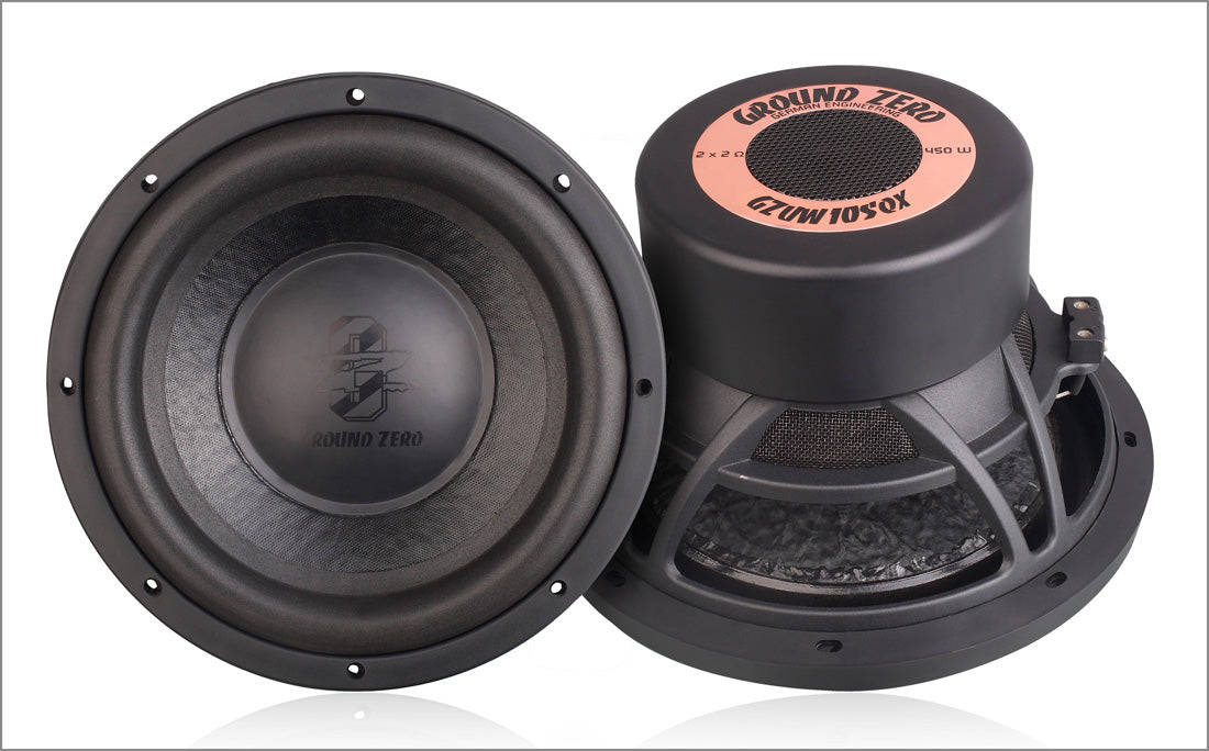 Ground Zero GZUW 10SQ-D2 2x2 ohm Uranium SQ subwoofer