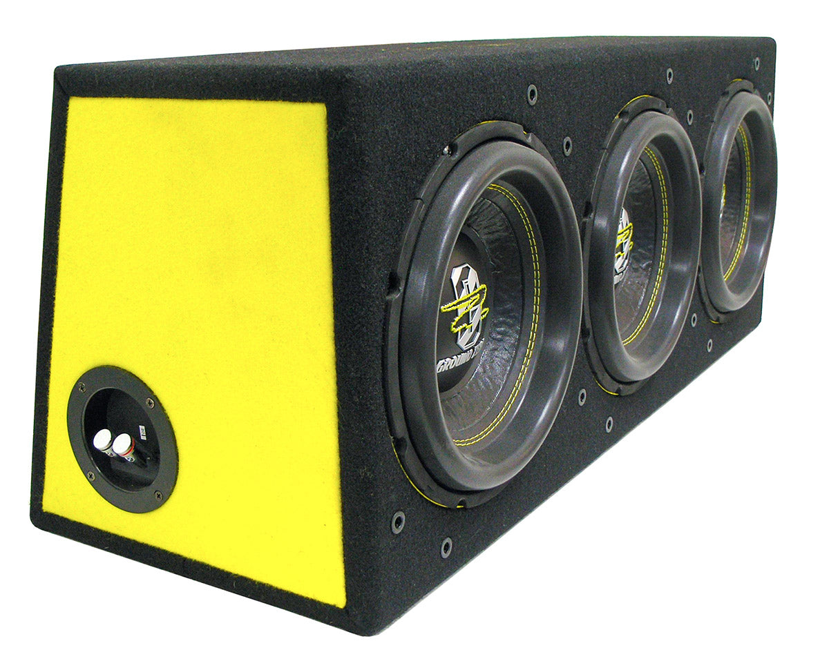 Ground Zero GZIB3.2500SPL-limited edition Iridium SPL 3x10" Basskasse