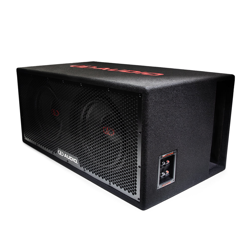 DD Audio LE-212.2 - dobbel 12" 600W RMS Digital Design 2x12" basskasse