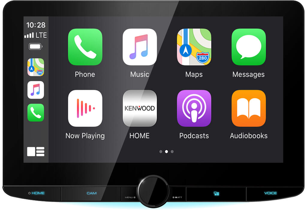 Kenwood DMX9720XDS 2-DIN MEDIASPILLER - DAB BT USB/IPHONE