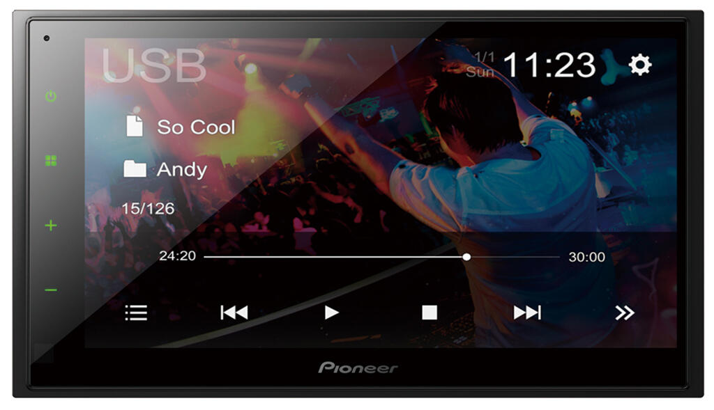 Pioneer DMHA340DAB 2-DIN DAB BT USB/IPHONE 6,8"