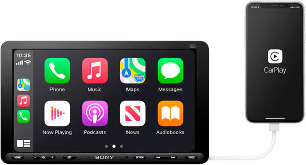 Sony XAV-AX8150 AV media receiver 9" LCD, DAB+, MECHALESS