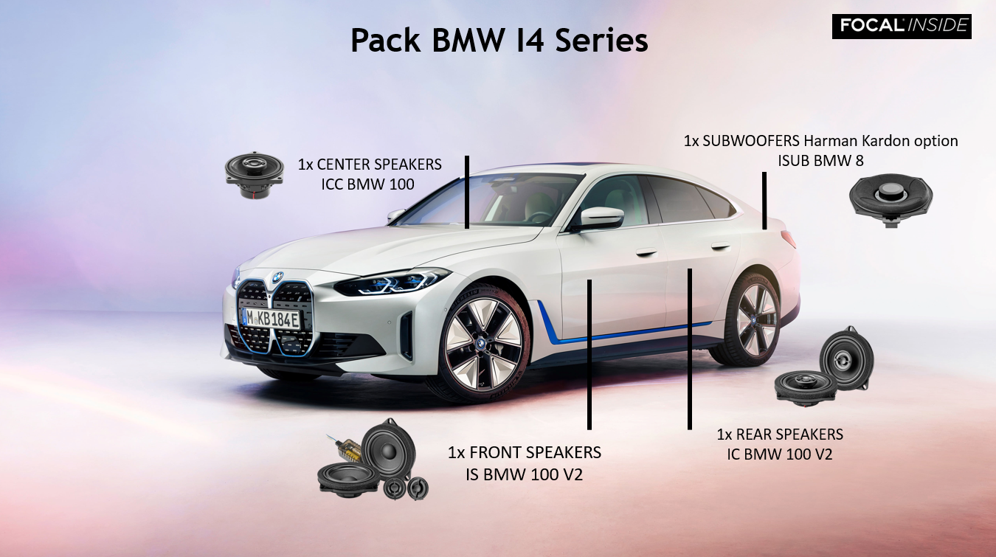 FOCAL ISUB BMW8 for Harman Kardon - NY! Plug & Play BMW