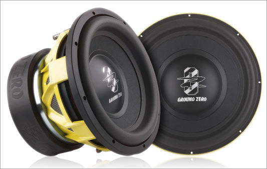 Ground Zero GZPW 12SPL 6500W RMS 2 x 1 ohm - sluttselges Plutonium 12" Subwoofer