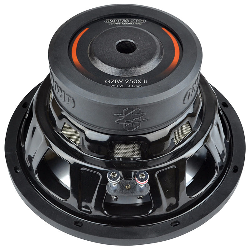 Ground Zero GZIW250X-II 250W RMS 1x4ohm Iridium 10" 250W RMS