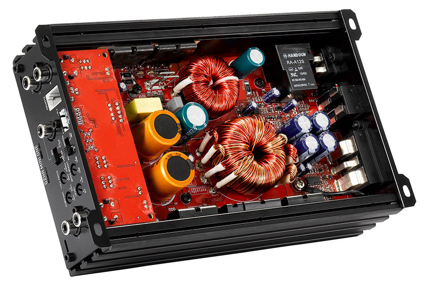 Ground Zero GZHA Mini ONE, 630W RMS @ 1 ohm Hydrogen monoblokk med auto on/off