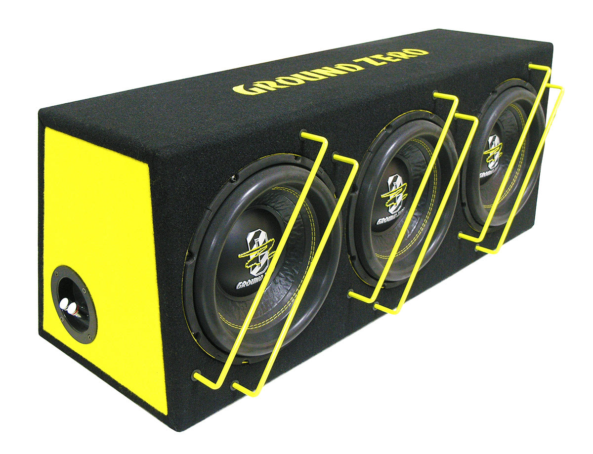 Ground Zero GZIB3.2500SPL-limited edition Iridium SPL 3x10" Basskasse