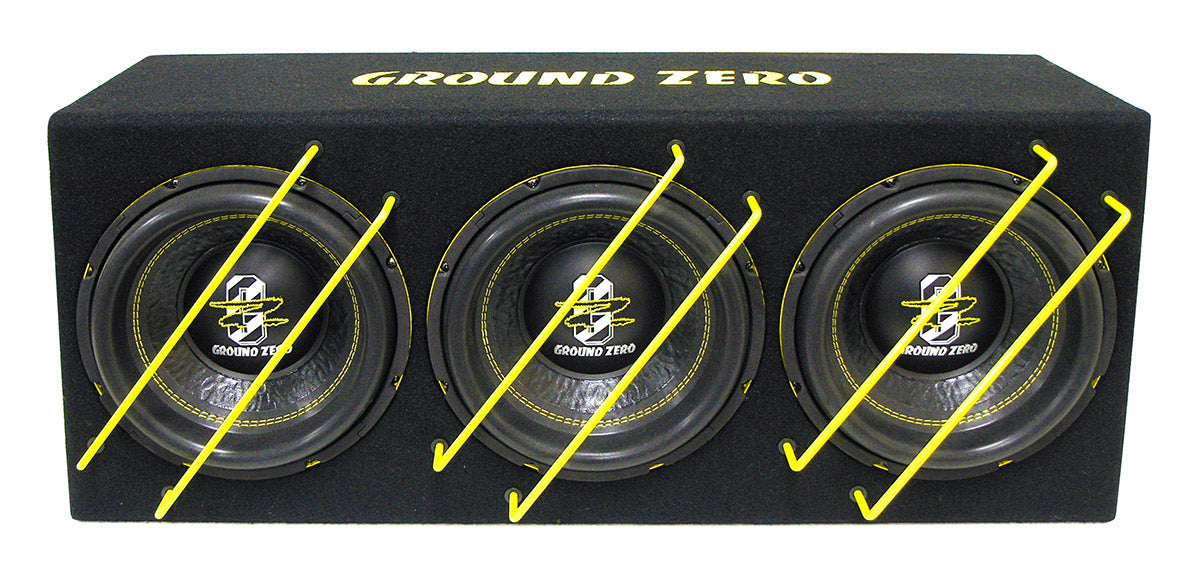 Ground Zero GZIB3.2500SPL-limited edition Iridium SPL 3x10" Basskasse
