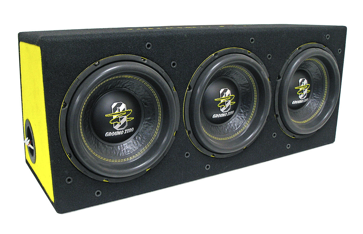 Ground Zero GZIB3.2500SPL-limited edition Iridium SPL 3x10" Basskasse