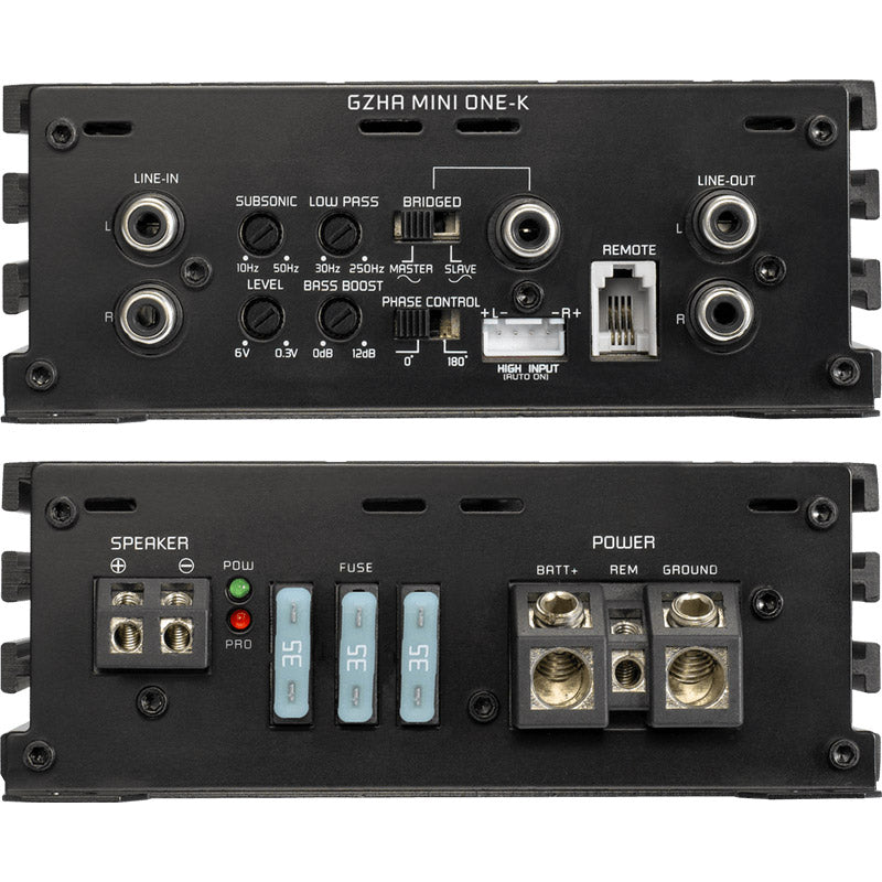 Ground Zero GZHA Mini ONE-K 24V 24 volt monoblokk klasse D