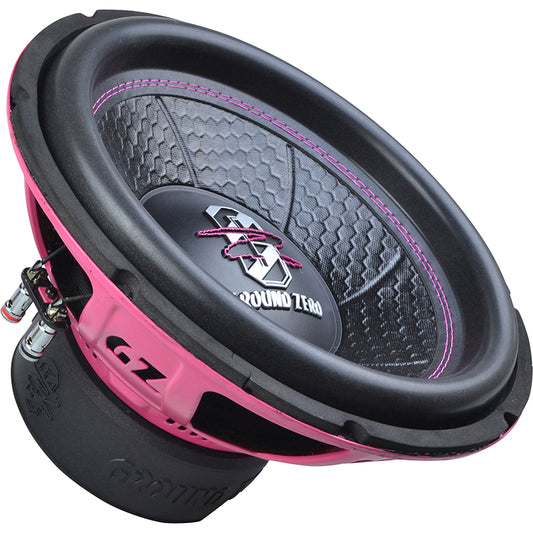 Ground Zero GZIW 12XSPL-D2 PINK Iridium SPL Subwoofer Pink