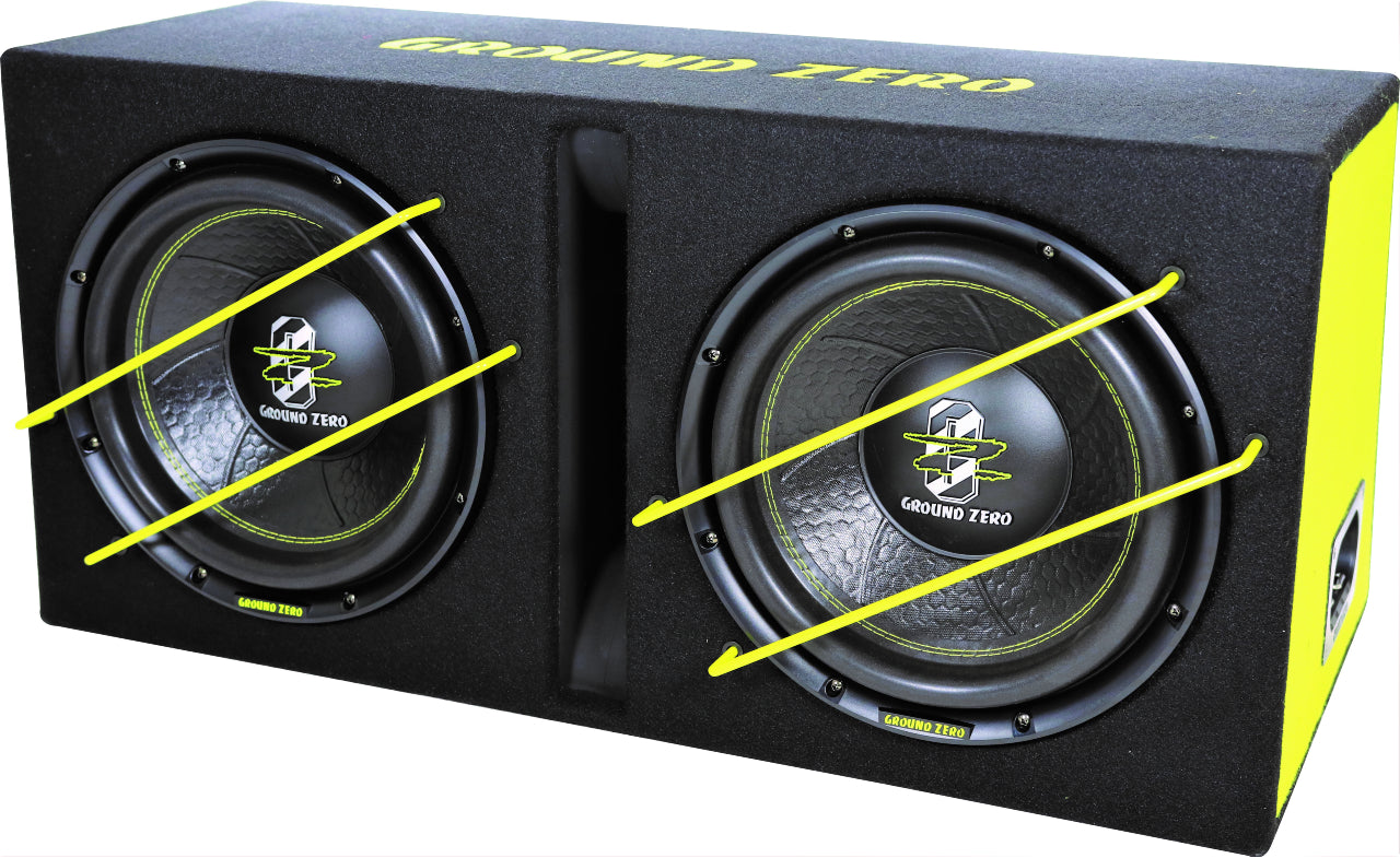 Ground Zero GZIB 2.12SPL Iridium SPL 2x12" Basskasse