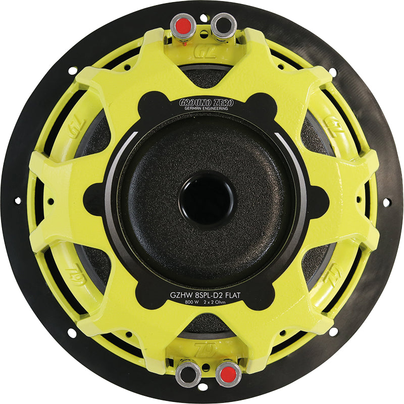 Ground Zero GZHW 8SPL-D2 FLAT Hydrogen SPL Subwoofer