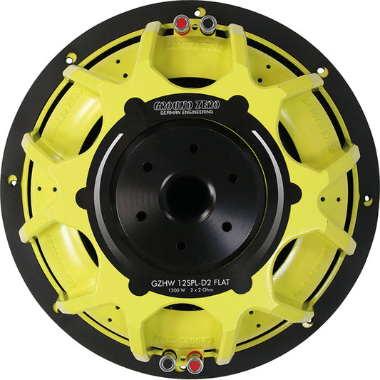 Ground Zero GZHW 12SPL-D2 FLAT Hydrogen SPL Subwoofer