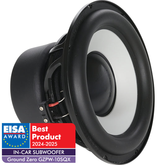 Ground Zero GZPW 10SQX - Eisa vinner 2024 - 2025 Plutonium 10" High-End SQ subwoofer