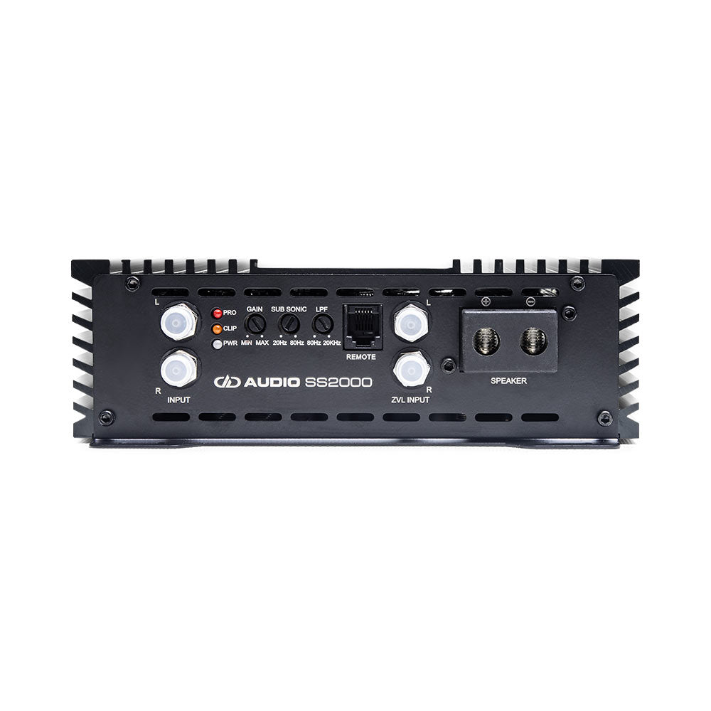 DD Audio SS2000 1x2000W RMS @ 1 ohm Digital Design forsterker