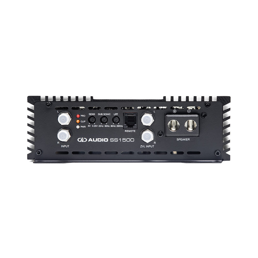 DD Audio SS1500 1x1500W RMS @ 1 ohm - NY! Digital Design forsterker
