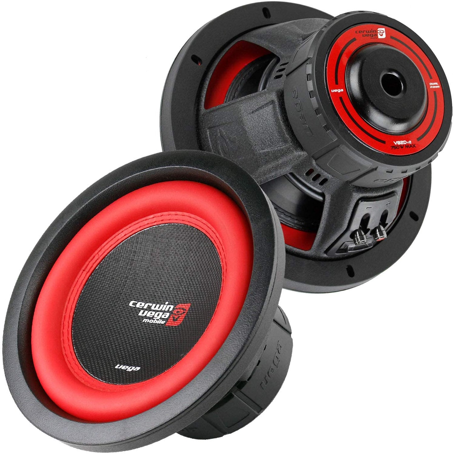 Cerwin Vega V82DV2 VEGA series 8" 2+2-ohm subwoofer