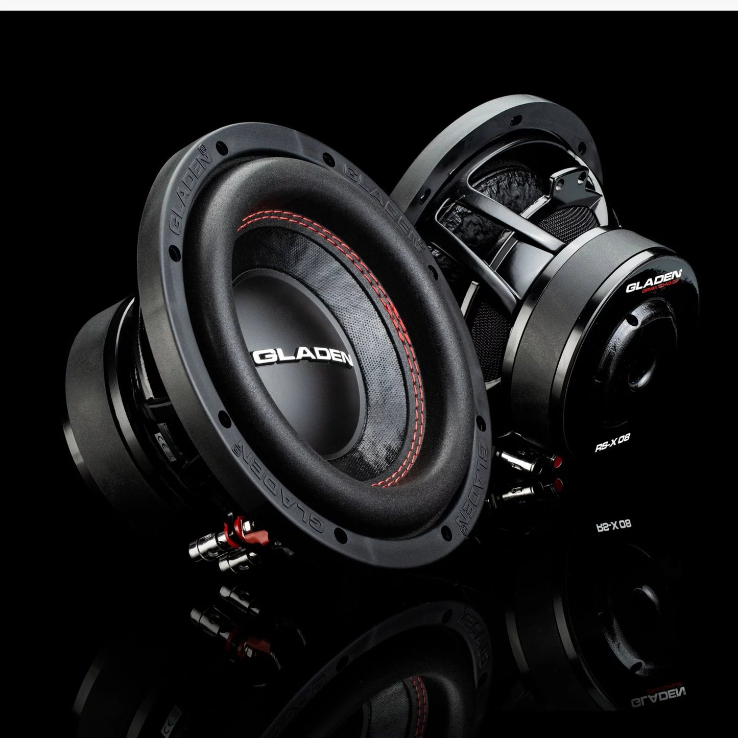 GLADEN RSX 08 VB-CU 1 x 8" i kompakt portet kabinett