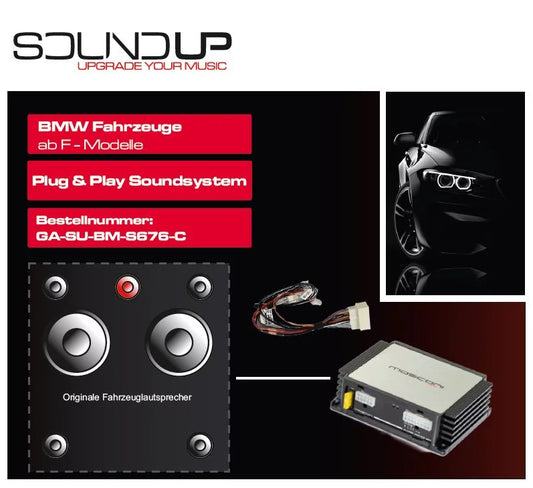 GLADEN SoundUP BMW S676 HiFi, GA-SU-BM-S676-C Plug & Play oppgradering