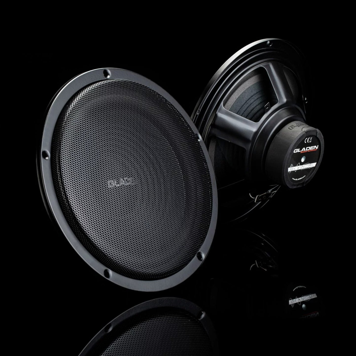GLADEN M08FA Freeair 8" subwoofer for hattehylle German Technology