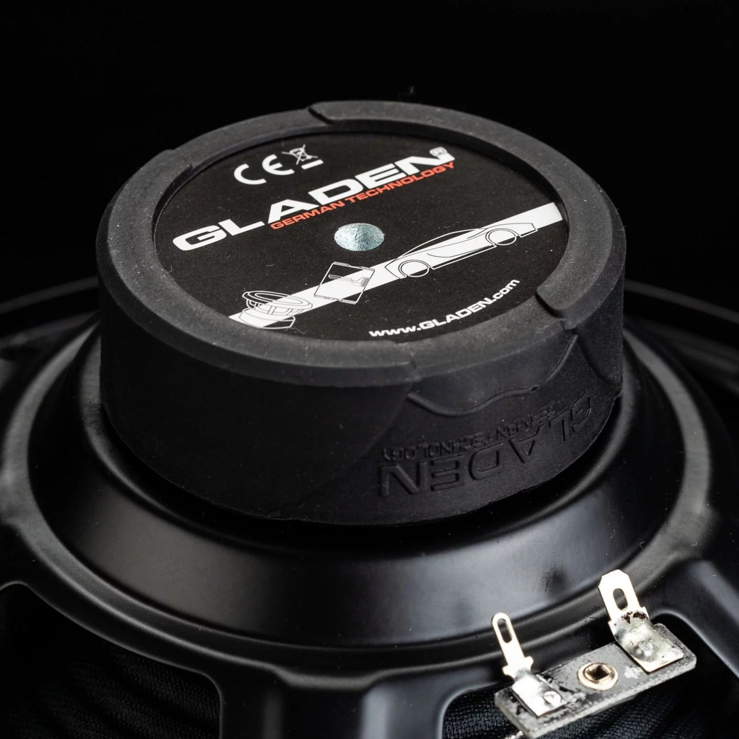 GLADEN M08FA Freeair 8" subwoofer for hattehylle German Technology