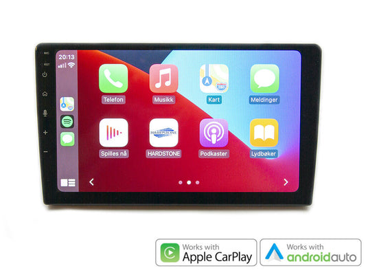 Hardstone 9" Apple CarPlay/Android Auto NB! Monteringsdetaljer kommer i tillegg