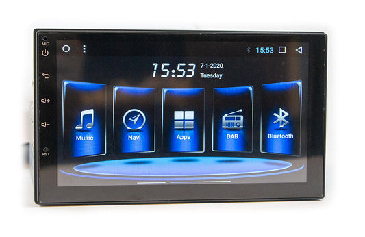 Hardstone Android headunit - 7" Universal 2-DIN