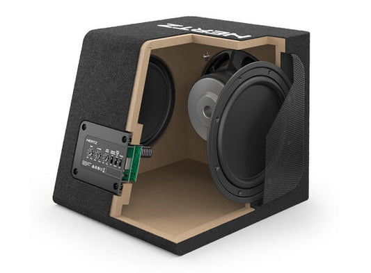 Hertz DBA201 8" Aktiv Subwoofer 440W max doble slaveelementer
