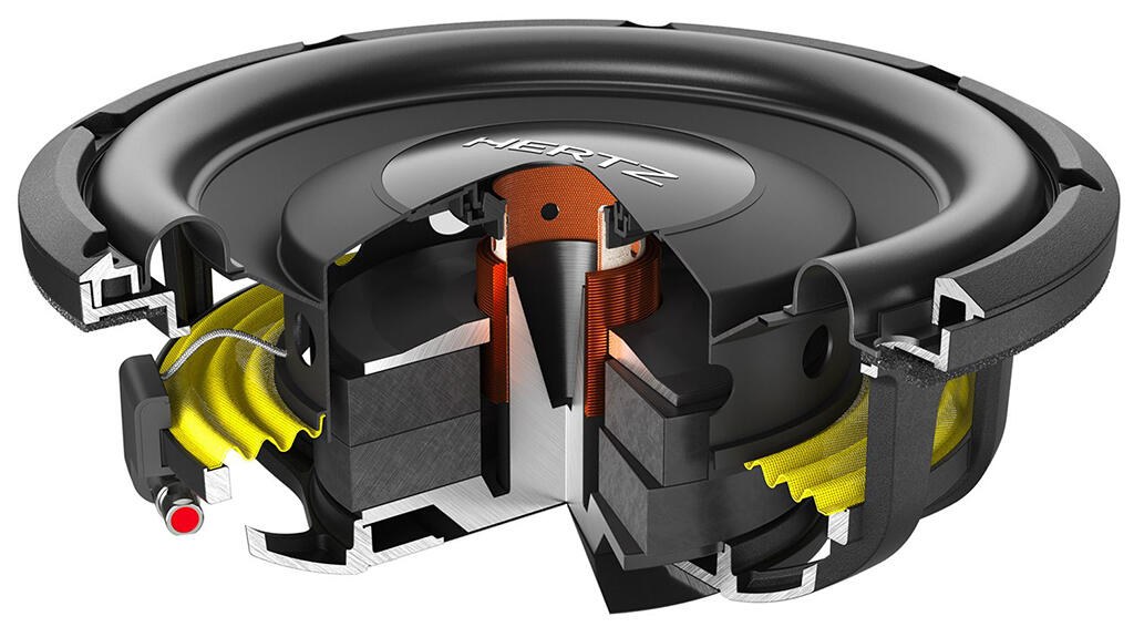 Hertz MPS250 S2 10" Shallow Sub 2 ohm 1000W max / 500W RMS