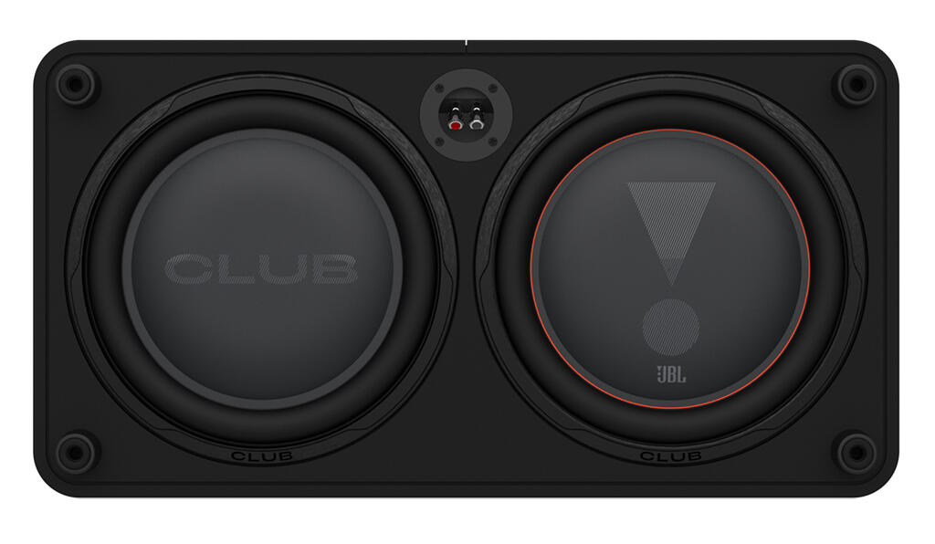 JBL Basskasse, 10", 350/1050W Allsidig slim lukket basskasse