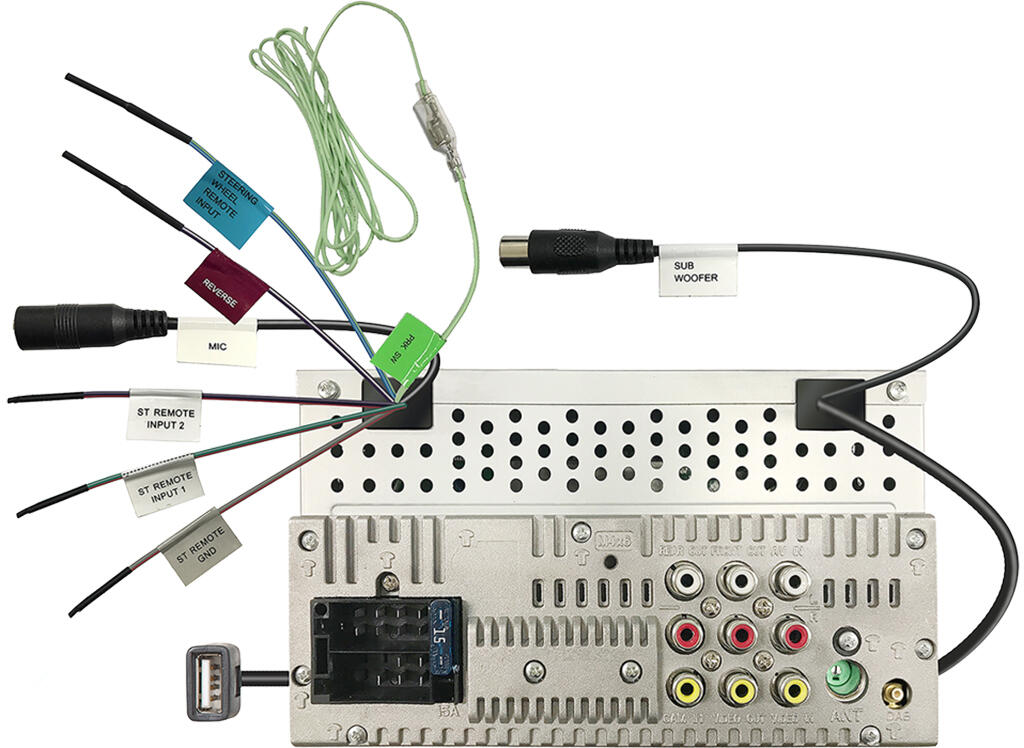 Kenwood DMX129DAB 2-DIN MEDIASPILLER - DAB BT USB/IPHONE