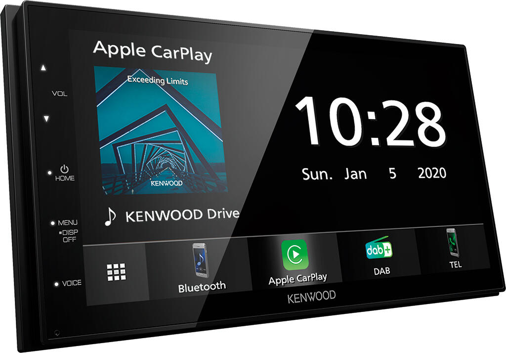 Kenwood DMX5020DABS 2-DIN MEDIASPILLER - DAB BT USB/IPHONE