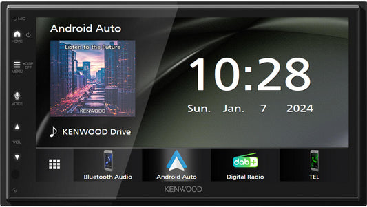 Kenwood DMX5023DABS 2-DIN MEDIASPILLER - DAB BT USB/IPHONE