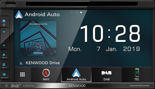 Kenwood DNX5190DABS 2-DIN 6,8" DVD DAB BT NAVI USB/IPHONE