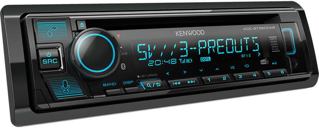 Kenwood KDCBT960DAB CD RADIO DAB BT USB/IPHONE