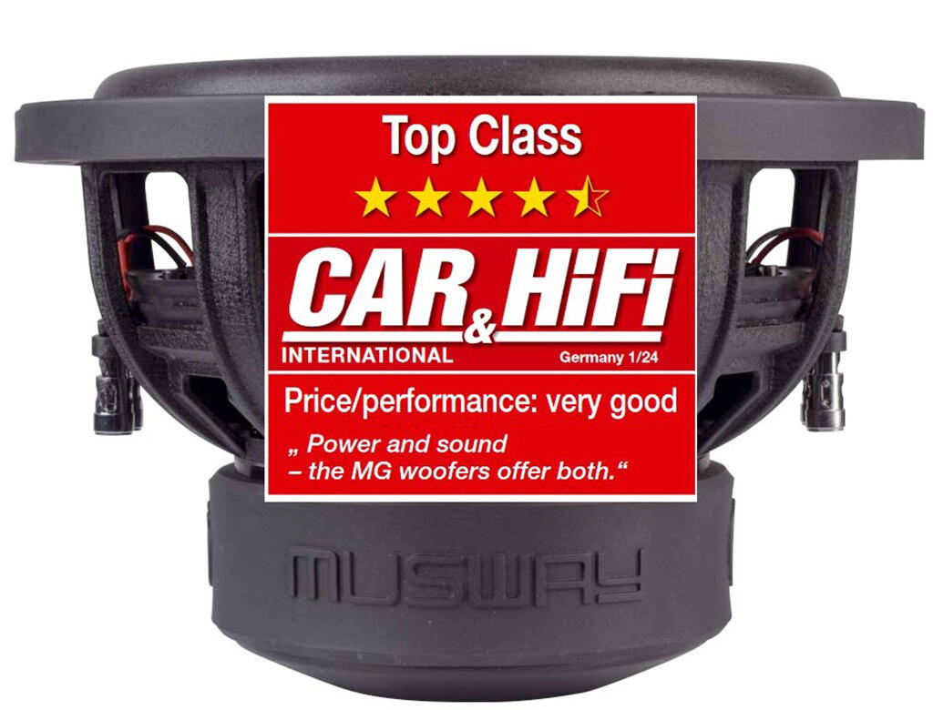 Musway 10" subwoofer SQ 1000w max / 500w RMS