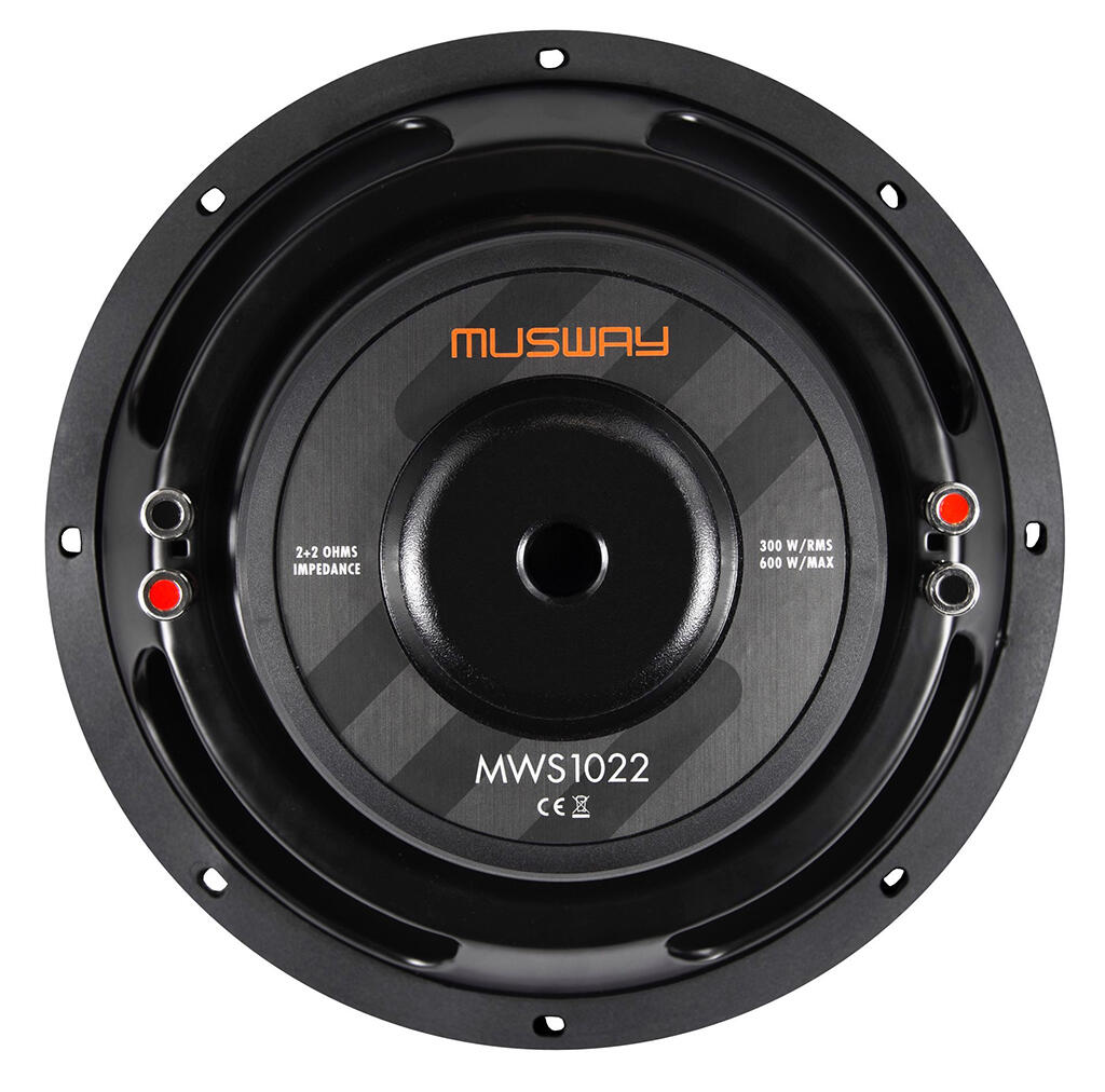 Musway 10" subwoofer flat design 600w max / 300w RMS