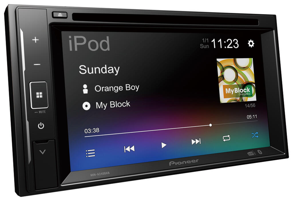 Pioneer AVHA240DAB 2-DIN DVD DAB BT USB/IPHONE 6,2"