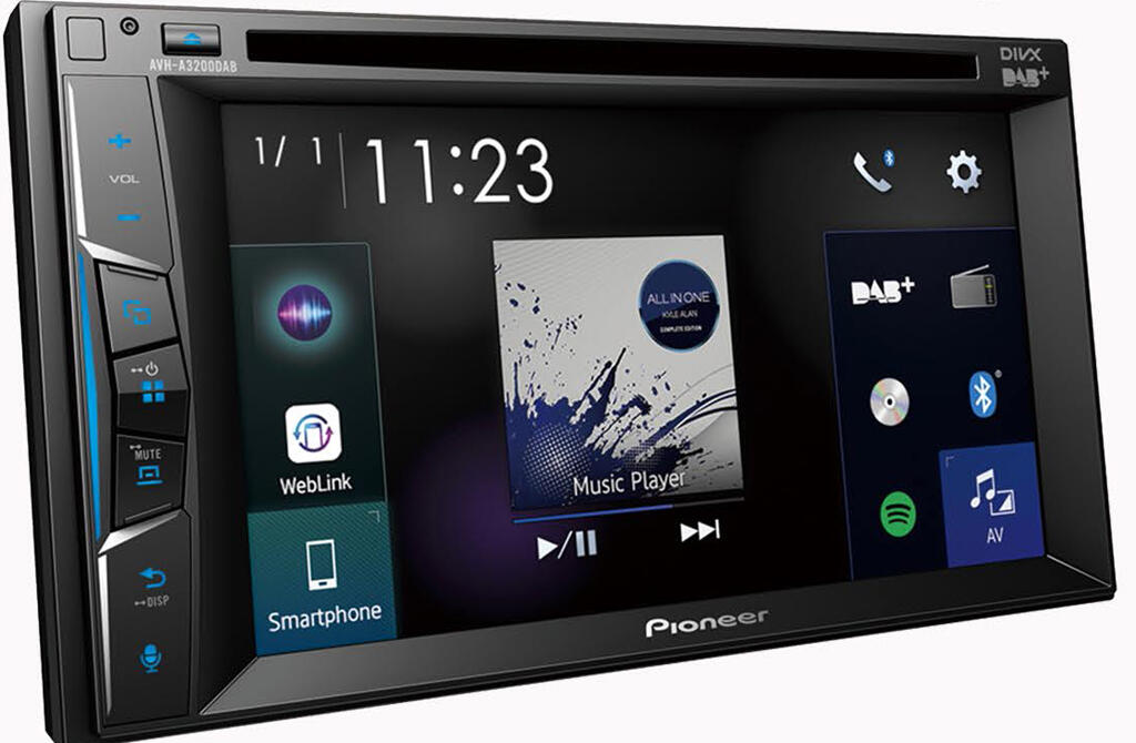 Pioneer AVHA3200DAB 2-DIN DVD DAB BT USB/IPHONE 6,2"