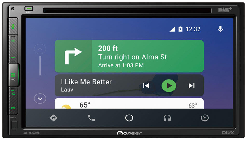 Pioneer AVHZ5200DAB 2-DIN DVD DAB BT USB/IPHONE 6,8"