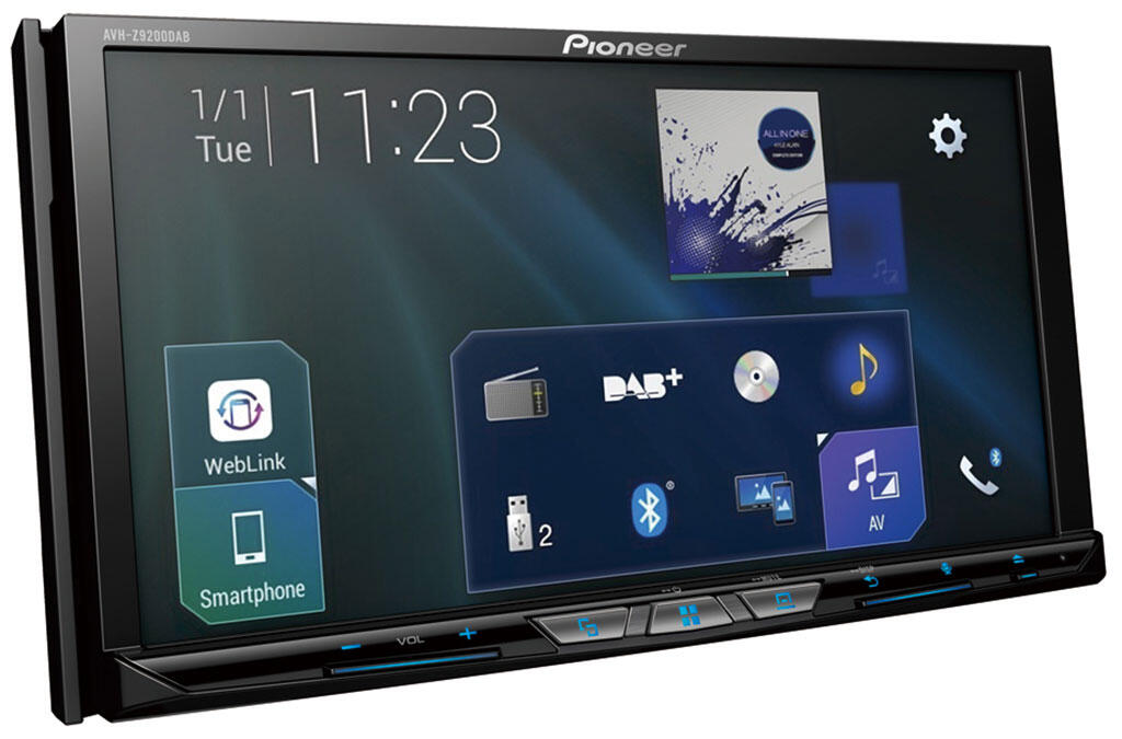 Pioneer AVHZ9200DAB 2-DIN DVD DAB BT USB/IPHONE 7"