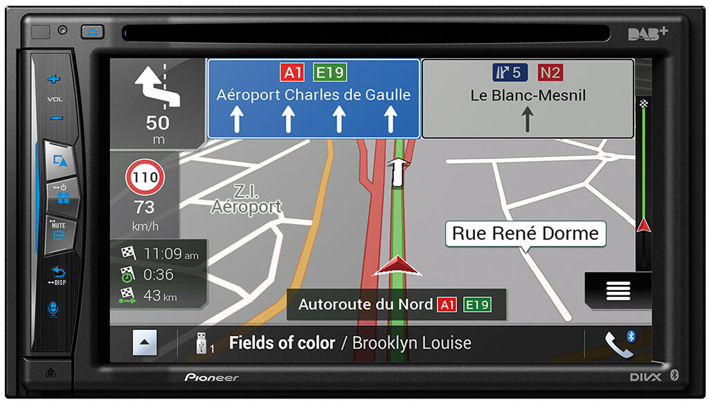 Pioneer AVICZ730DAB 2-DIN NAVI DVD DAB BT USB/IPHONE 6,2"