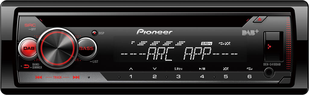 Pioneer DEHS410DAB 1-DIN CD Spiller med USB