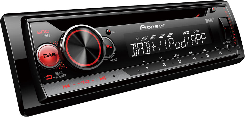Pioneer DEHS410DAB 1-DIN CD Spiller med USB