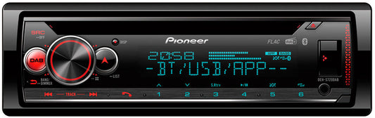 Pioneer DEHS720DAB 1-DIN CD-spiller med USB, bluetooth