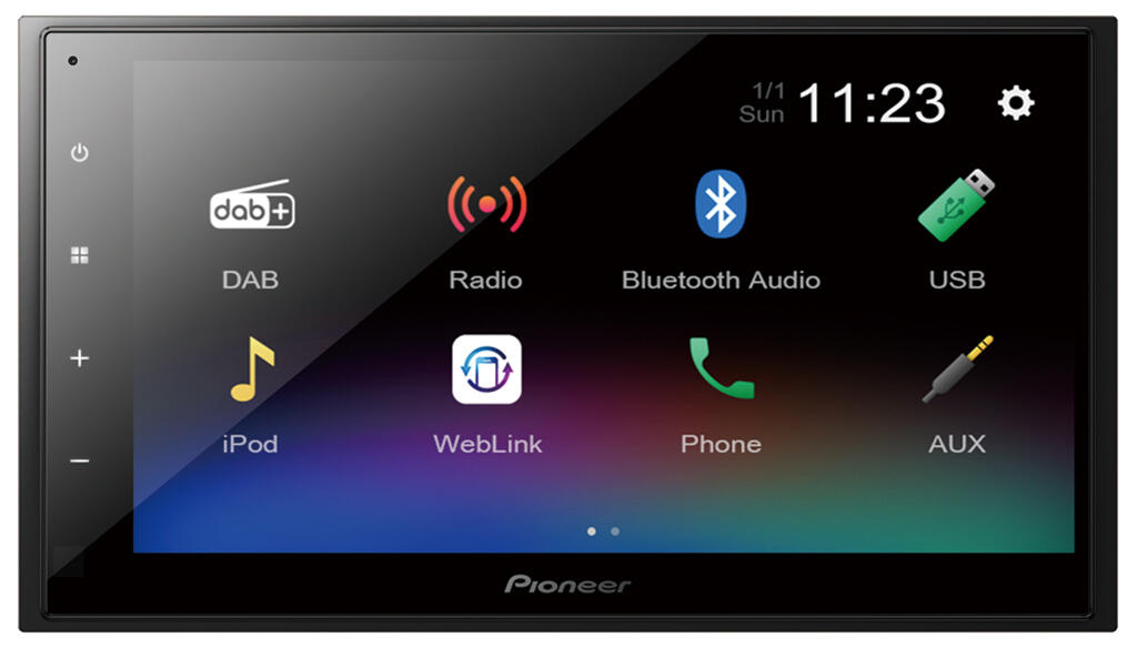 Pioneer DMHA340DAB 2-DIN DAB BT USB/IPHONE 6,8"