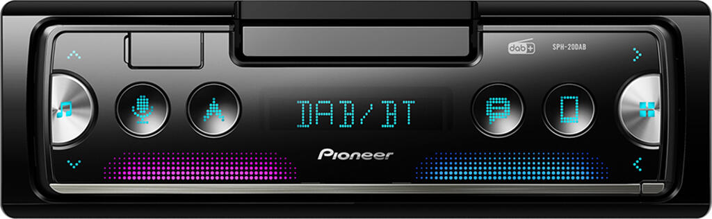 Pioneer SPH20DAB 1-DIN Smarttelefon mediespiller BT/DAB+