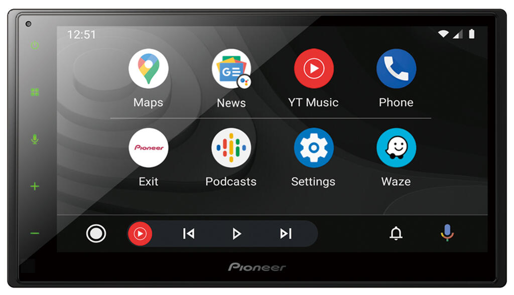 Pioneer SPHDA160DAB, kort chassis 2-DIN DAB BT USB/IPHONE 6,8"