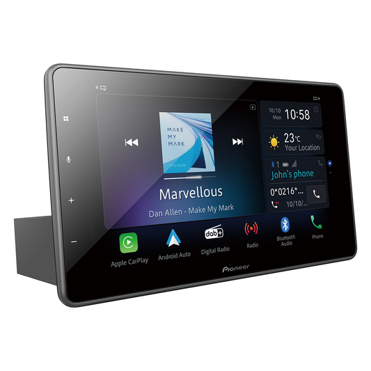 Pioneer SPH EVO950DAB UNI 1-DIN DAB+ BT 9" flytende skjerm